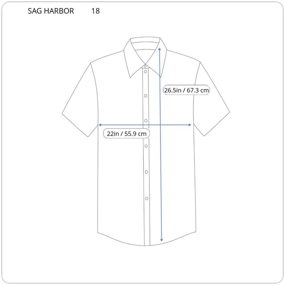 Sag Harbor Women Shirt 18 Plus Shacket Jacket Button Up Collar Casual PLA89E - Picture 2 of 7